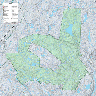 Zecs Québec Zec Wessonneau (2023) digital map