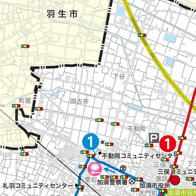 ZENRIN Co.,Ltd. Kanto Branch 加須観光サイクリングマップ digital map