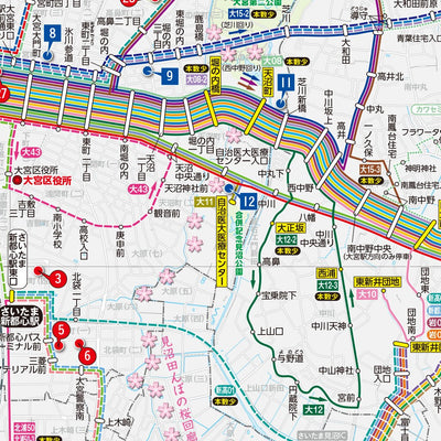 さいたま市バス路線マップ2025 Preview 2