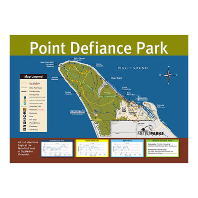 Point Defiance Trail Map