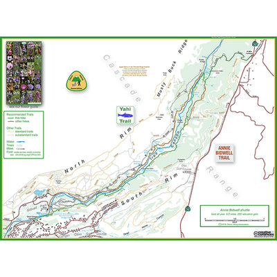 Annie Bidwell trail map, simple