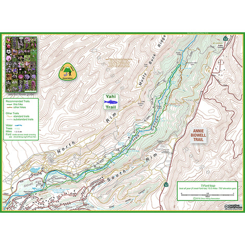 T-Ford trail map, topo