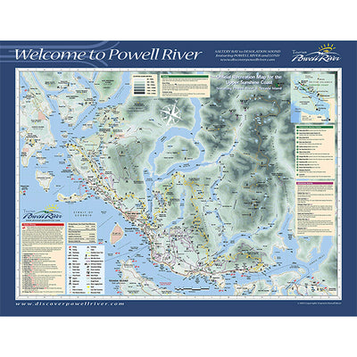 Powell River Recreational Map