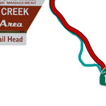 Rocky Creek trailhead map