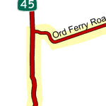 Rocky Creek highway map