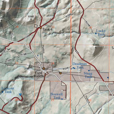 Arizona GMU 7E - FlatlineMaps 25