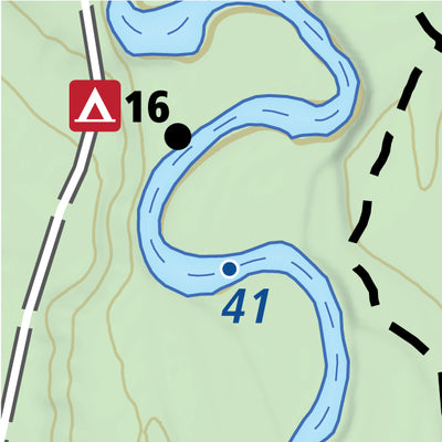 Map 18 - Au Sable River