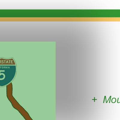 Shasta View highway map