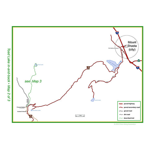 Picayune Summit trailhead map