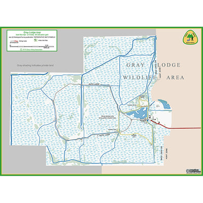 Gray Lodge trail map