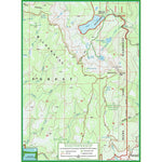 Rock and Gold Lakes trail map