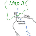 Blue Lake trailhead map