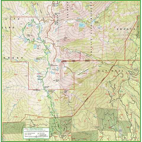 Stoney Ridge semi-loop Map by Sacramento Valley Hiking Conference ...