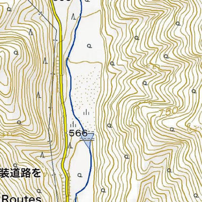 大山トレッキングマップ (Oyama Trekking Map)