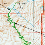 Lassen Peak trail map