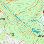 Lassen Peak trail map