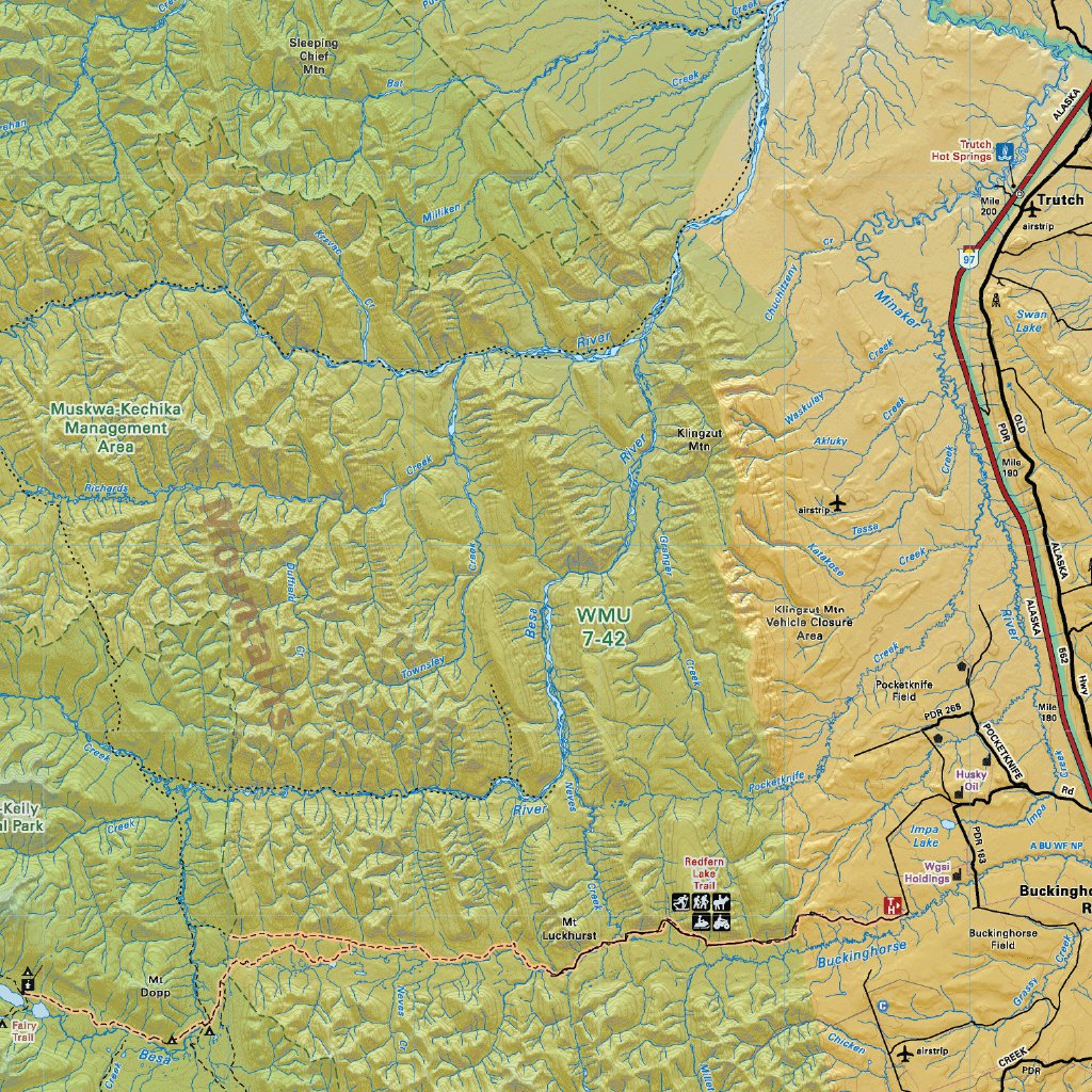 Fort Nelson Area Recreation Map by Backroad Mapbooks | Avenza Maps