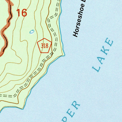 Mount Harkness trail map