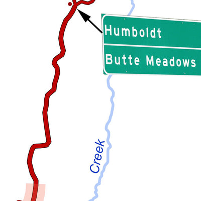 Butt Mountain overview map