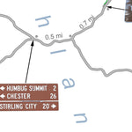 Humboldt to Cold Sprs trailhead map