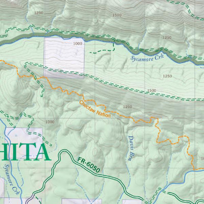 Ouachita Trail Western (1 of 3), West Side (West Tile)