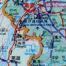 Map of Jiangsu
