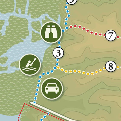 Tivoli Bays Trail Map