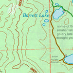 Magee Peak from Tamarack trail map