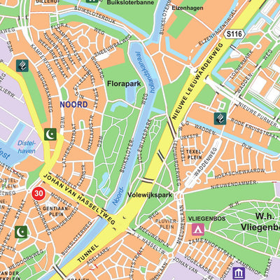 12 Provinciën Amsterdam Free Map Center digital map