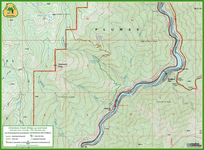 Chambers Cr Bridge trail map