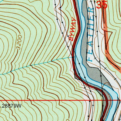 Chambers Cr Bridge trail map