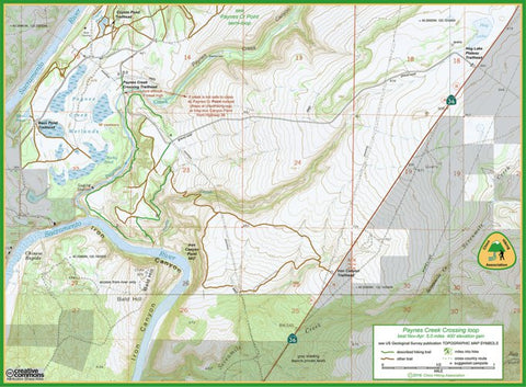 Paynes Creek Crossing trail map