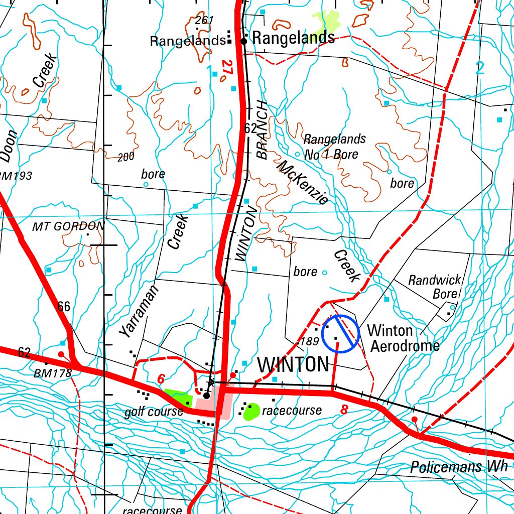 Winton SF54 12 Map by Geoscience Australia Avenza Maps