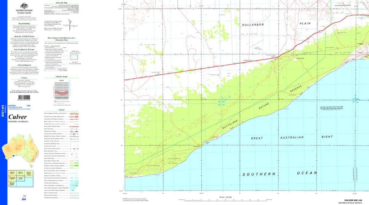 Culver SI51 - 04 Map by Geoscience Australia | Avenza Maps