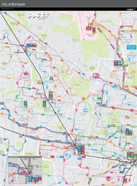 Melbourne Transit: Brimbank Map by Avenza Systems Inc. | Avenza Maps