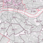 Postcode District Map: Greater London