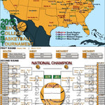 2012 Men's Basketball Tournament Map & Bracket