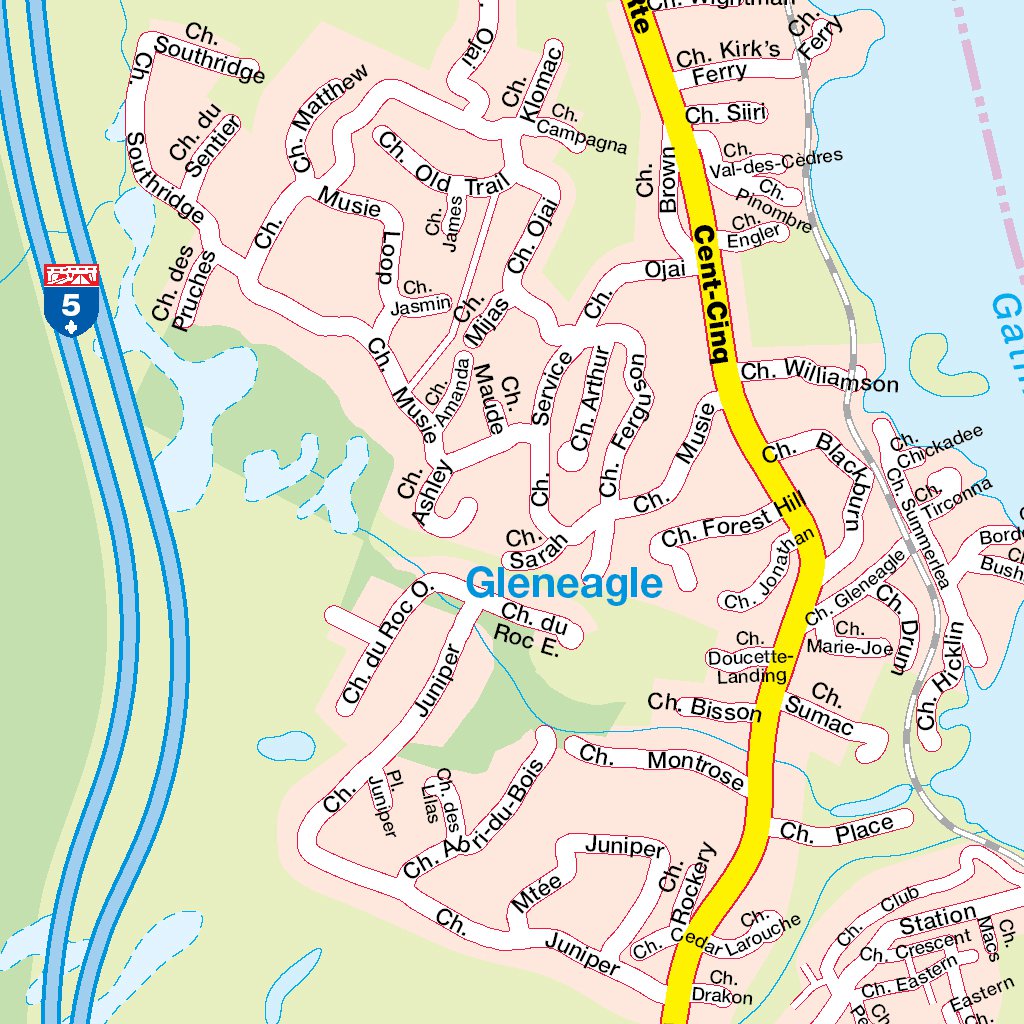 Chelsea and Cantley, QC Map by Mapmobility Corp. Avenza Maps