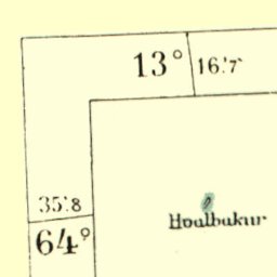 Iceland 1:100 Sheet - Hvalbakur