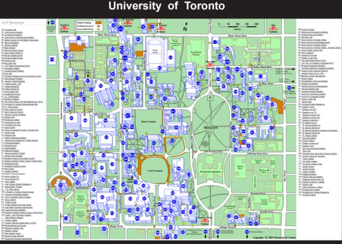 University of Toronto Campus Map by Avenza Systems Inc.  Avenza Maps