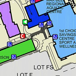 University of Lethbridge Parking Map