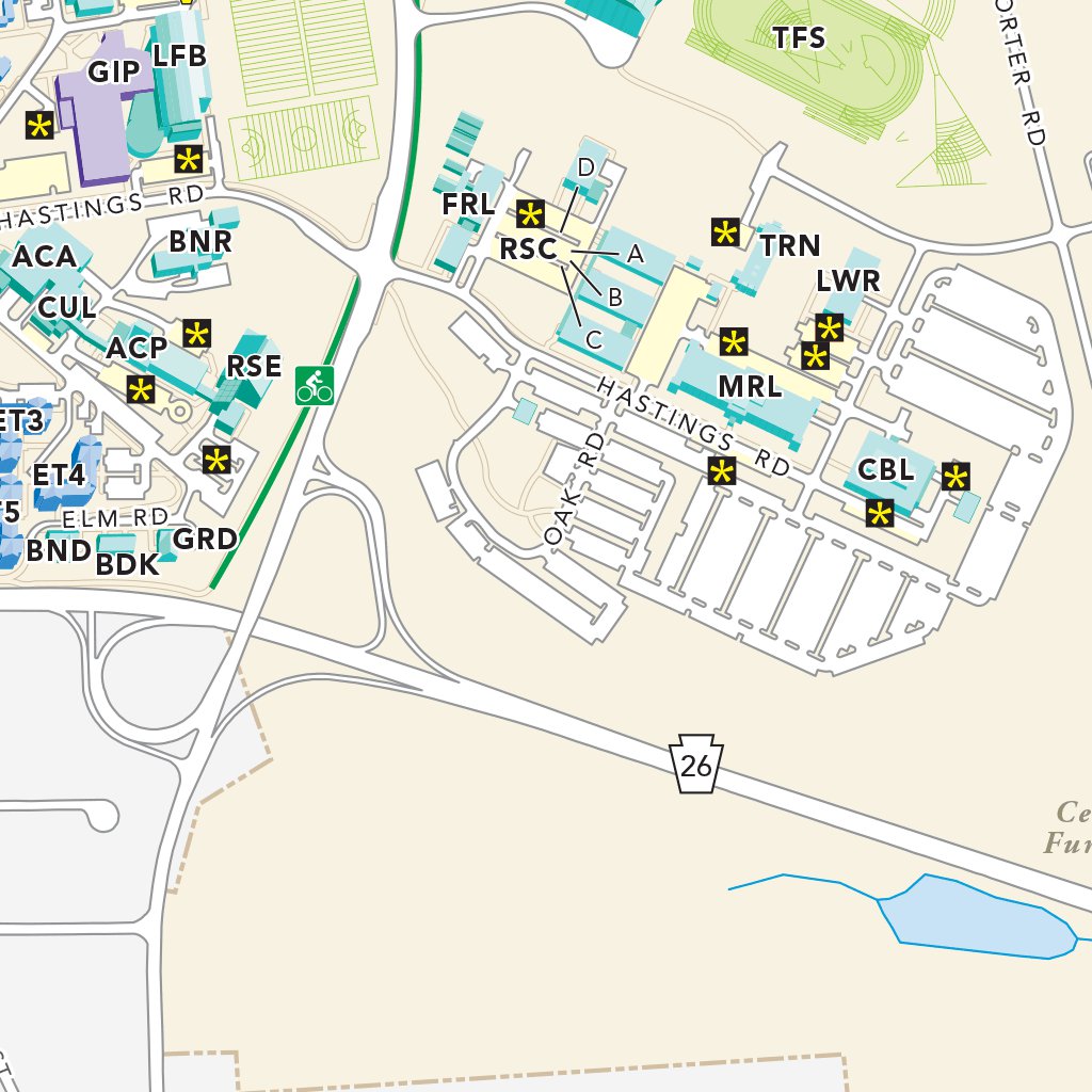 Penn State University Campus Map by Avenza Systems Inc. | Avenza Maps