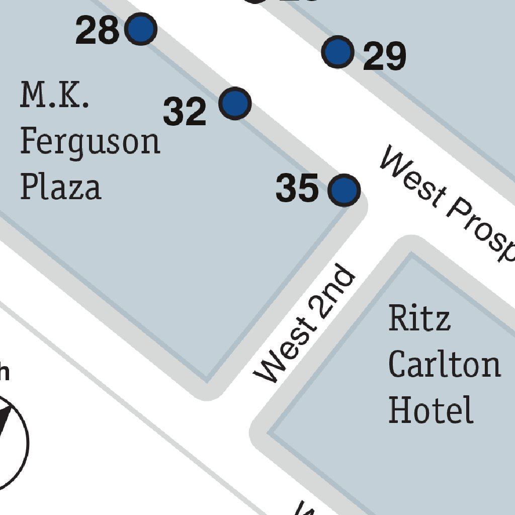 RTA Cleveland Public Square Transit Map by Avenza Systems Inc. | Avenza ...
