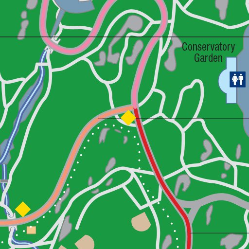 Central Park Running Map by Avenza Systems Inc. Avenza Maps