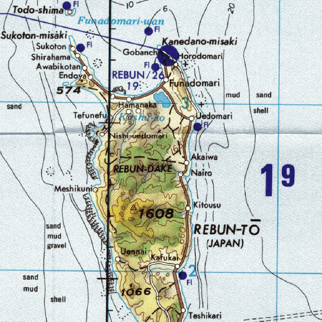 NL-54-8 Wakkanai-Hokkaido, Japan/USSR Map by Avenza Systems Inc