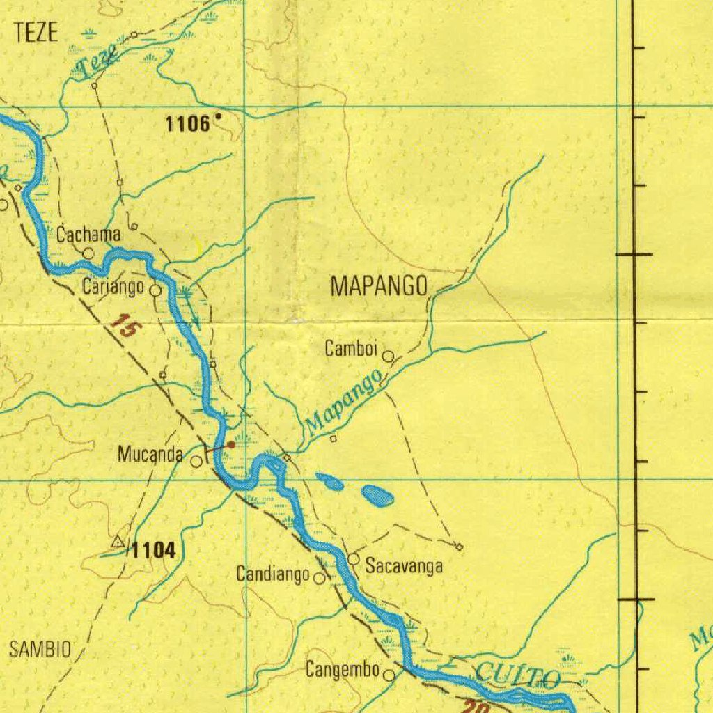 Dirico, Angola; Namibia - se-34-6 Map by Avenza Systems Inc. | Avenza Maps