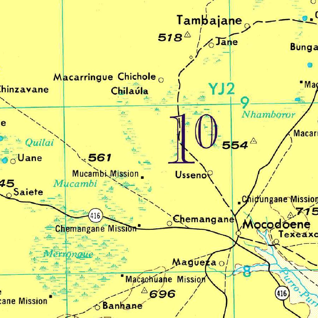 Inhambane, Mozambique - sf-36-16 Map by Avenza Systems Inc. | Avenza Maps