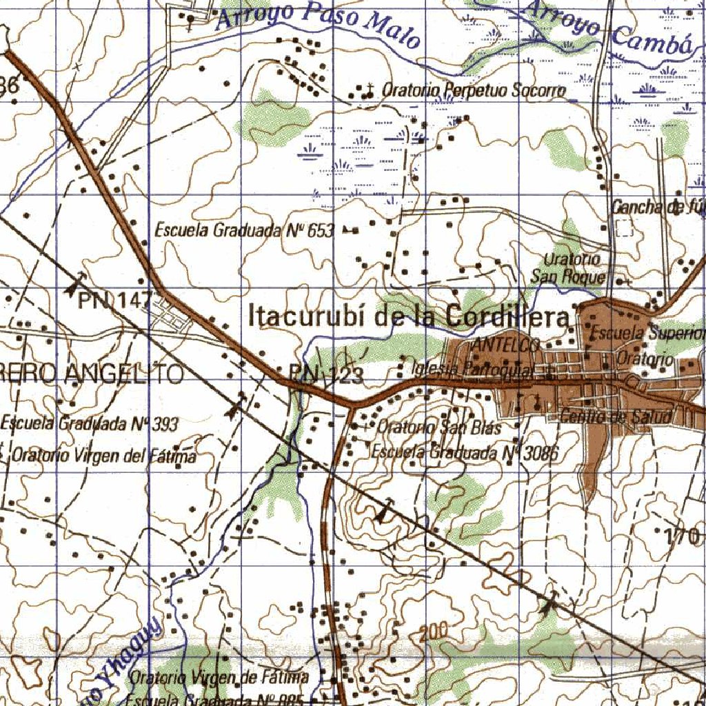 Itacurubí De La Cordillera Map by Avenza Systems Inc. | Avenza Maps