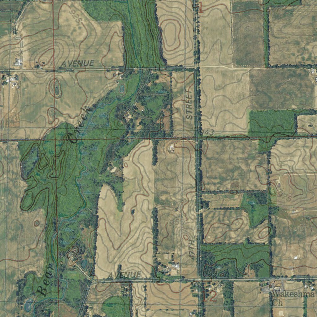 MIClimax GeoChange 19782012 Map by Western Michigan University