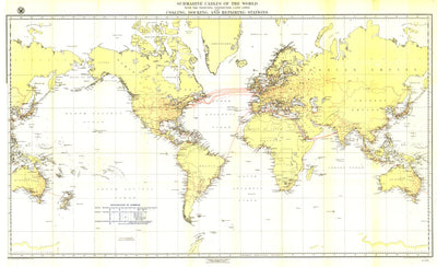 Submarine Cables Of The World Map